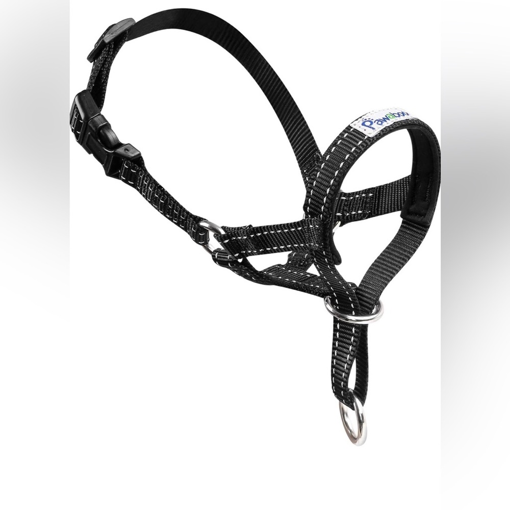 Reflective gentle lead head collar for dogs - new